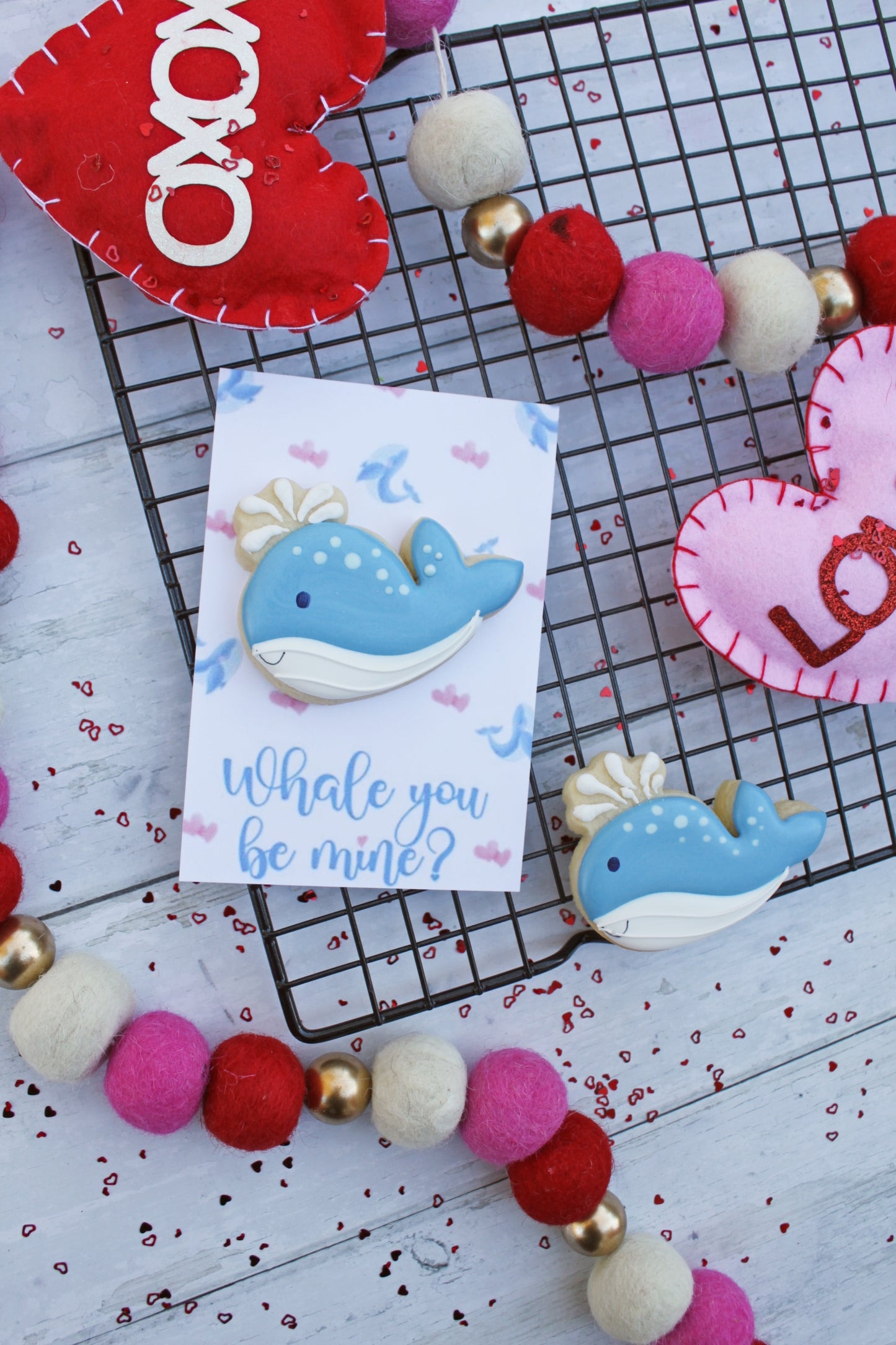 Whale You Be Mine Mini Cookie Card