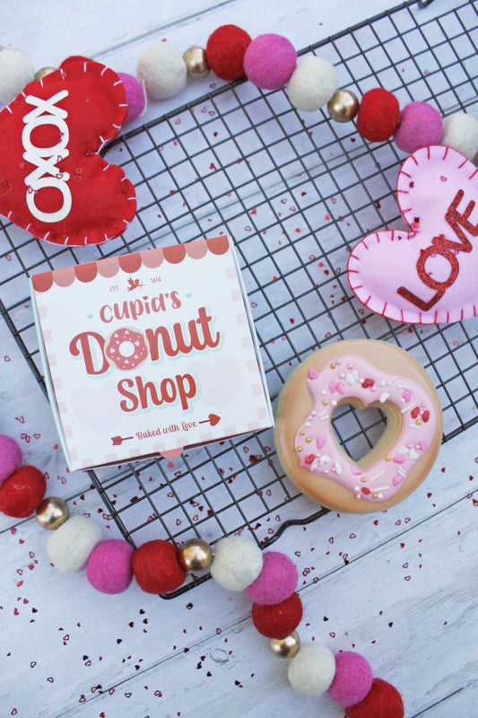 Cupid's Donut Shop Large Donut