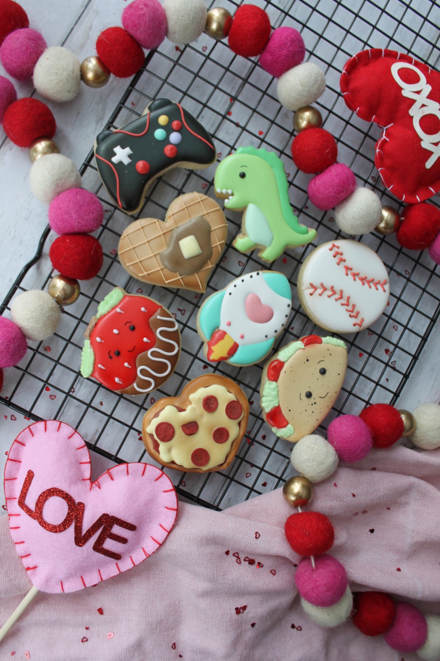 Mini Cookie Card Valentines