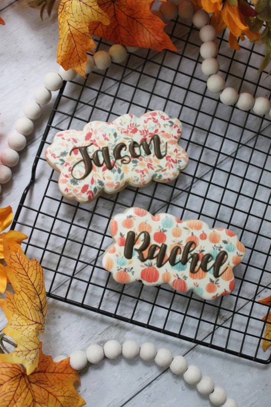 Personalized Single Name Place Setting