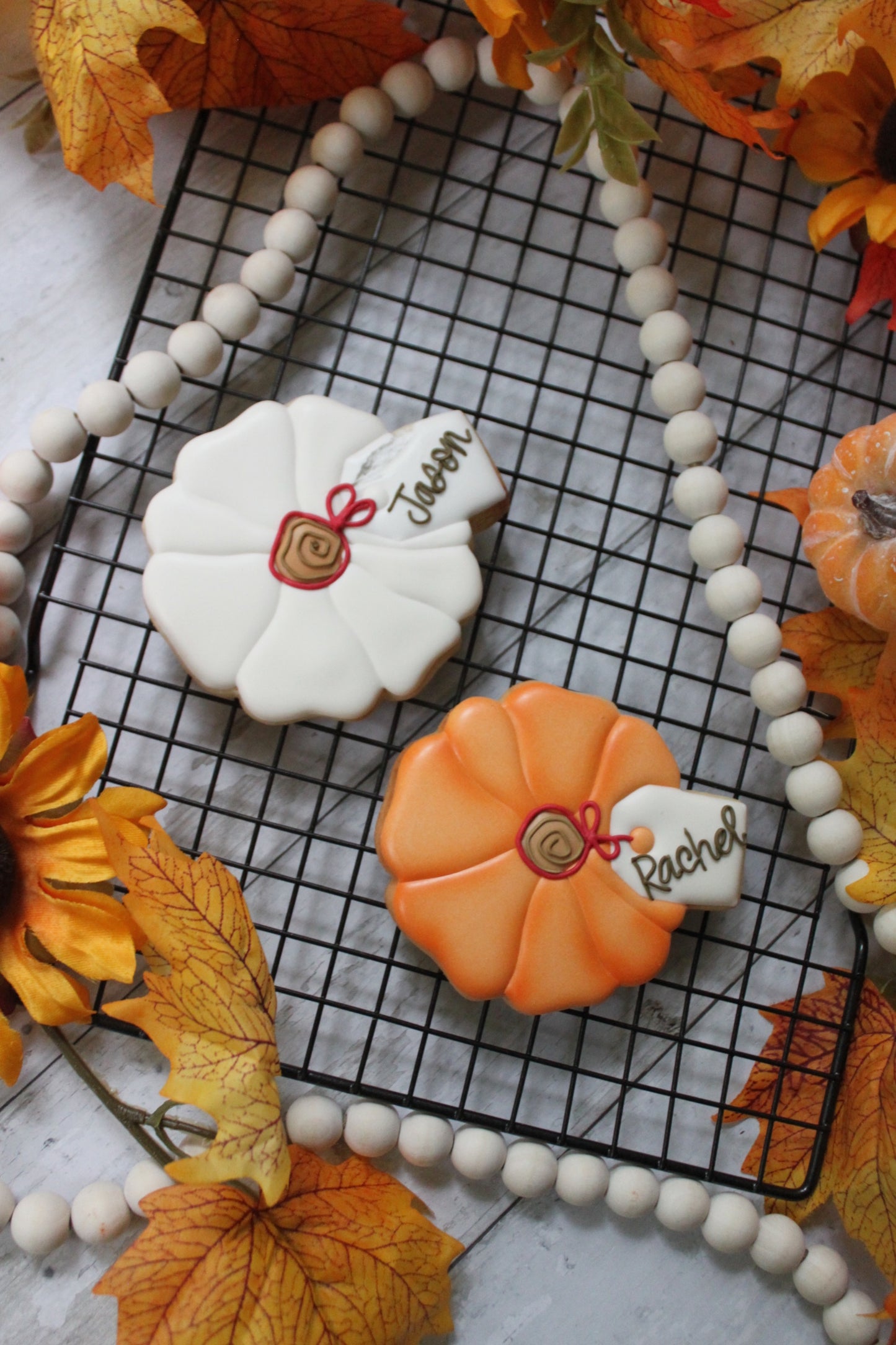 Personalized Pumpkin Place Setting