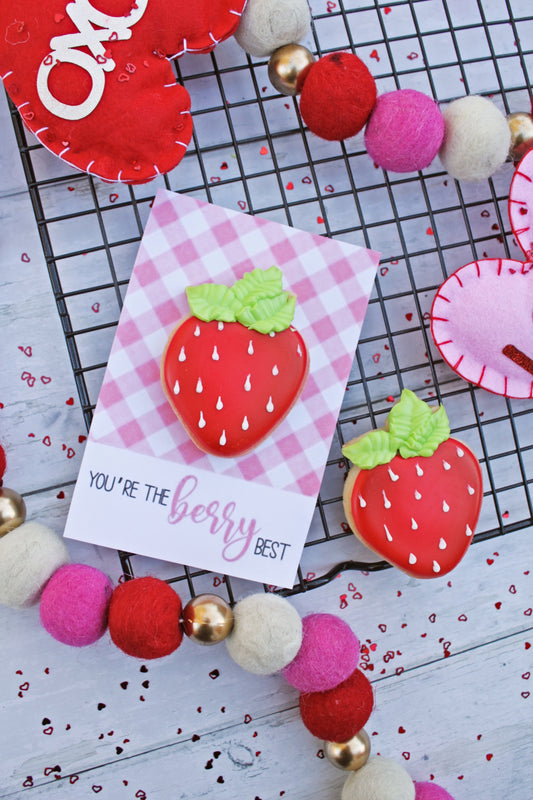 You're the Berry Best Mini Cookie Card