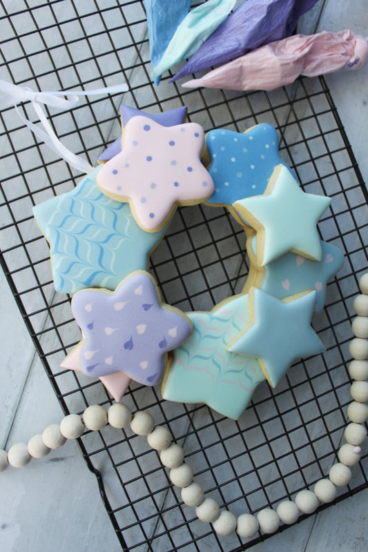 March 11th Kids Cookie Decorating Class (Wet on Wet Star Wreath)