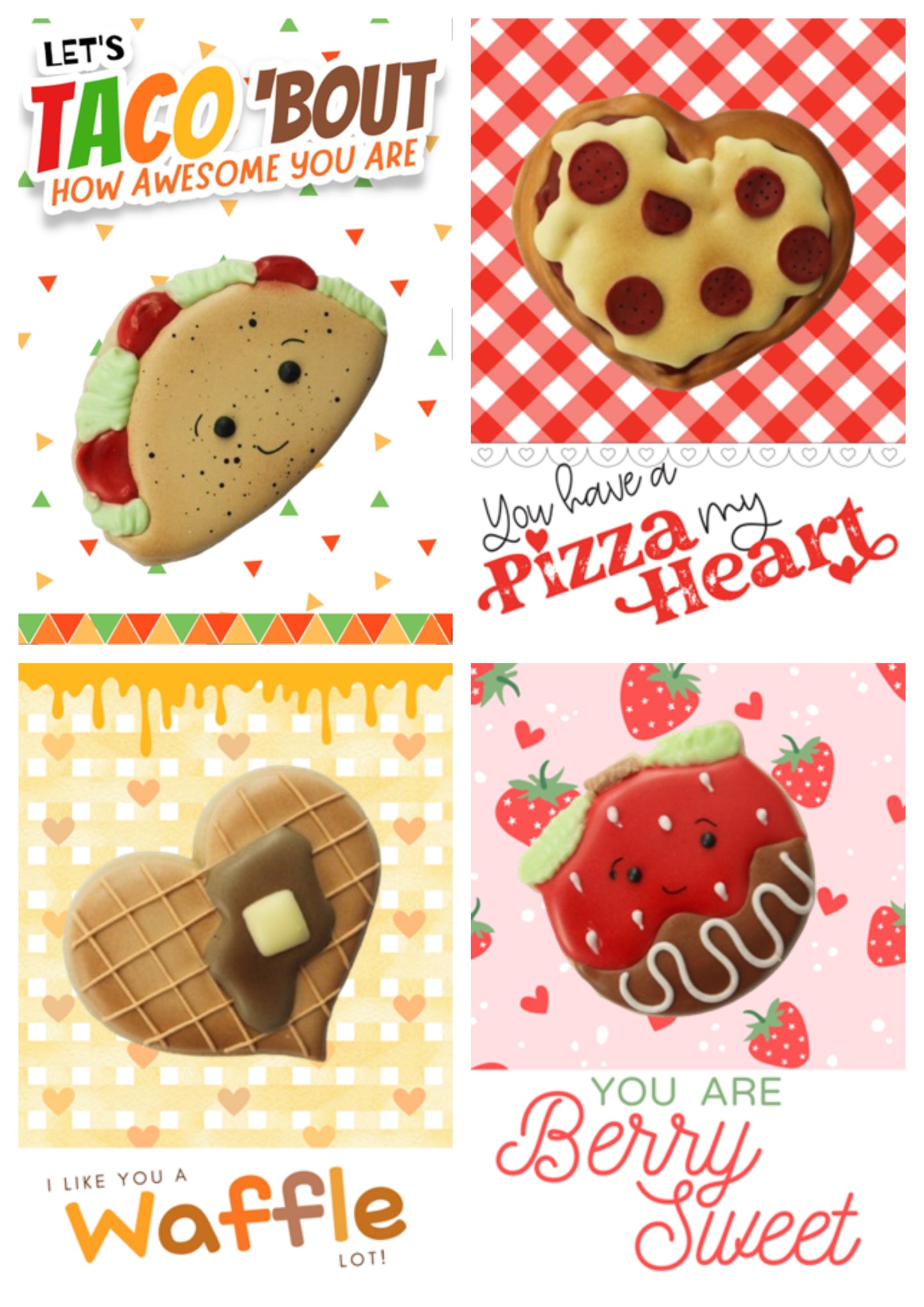 Mini Cookie Card Valentines